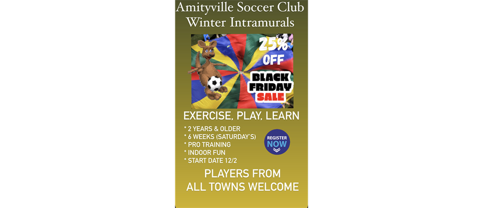 Winter Indoor Intramural: BLACK FRIDAY SALE